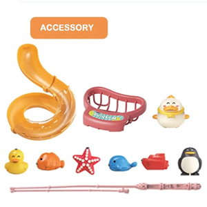 اسباب بازی سینک ظرفشویی و سرسره ماهی صورتی Dream Play Pool 2 in 1_اسباب بازی